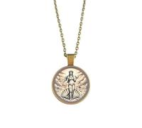 Aphrodite Necklace | Greek Goddess Jewellery Gift | Mythology Pendant of Love & Beauty | Gold, Silver or Bronze Necklace | Greek Myth Gift for Her | Mount Olympus Collection (Bronze)