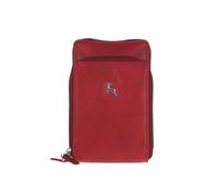 'Aphrodite' Real Leather Crossbody Smart Phone Bag Ashwood Leather Wine One Size