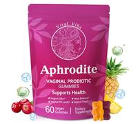Aphrodite Vaginal Probiotic Gummies for Women, Aphrodite Gummies Supports Vaginal Health, pH Balance, Intimate Flora, Odour Control & Gut Health - Vegan, Keto & Paleo Friendly - Non-GMO - 60 Gummies