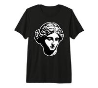 Aphrodite Venus Gr oddess Statue Blackwork Premium T-Shirt