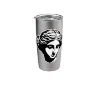 Aphrodite Venus Gr oddess Statue Blackwork Stainless Steel Insulated Tumbler