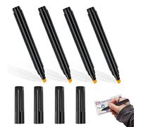 Aphrordity 4 Pcs Money Checker Pen Counterfeit Money Detector Pens Counterfeit Currency Marker Pen for Fake Money Bill Detection Banknotes Tester