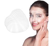 Aphrordity 50 PCS Clear Face Visors Plastic Transparent Eye Shield Shields Visors for Microblading, Permanent Makeup, Eyelash Extensions, Eyes Cataract Surgery, Eyelid Blepharoplasty Aftercare