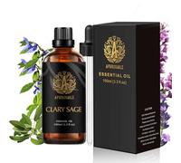 Aphrosmile Clary Sage Essential Oil for Diffuser, Aromatherapy, 100ml (3.3oz), 1 Bottle