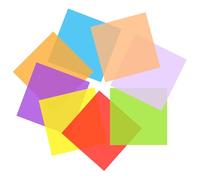 Aphumedc 120 Pcs Colored Treat Sheets, 7.5x7.5 Inches Cello Sheets, Colored Candy Wrap, Transparency Plastic Sheets for DIY Arts Crafts Gift Packaging Window Decoration