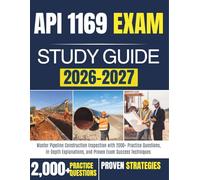 API 1169 EXAM STUDY GUIDE 2026-2027: Master Pipeline Construction Inspection with 2000+ Practice Questions, In-Depth Explanations, and Proven Exam Success Techniques