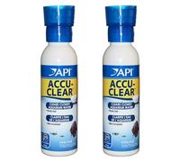 API ACCU-CLEAR Freshwater Aquarium Water Clarifier 118 ml Bottle (Pack of 2)