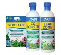 API Aquarium Plant Care Bundle Root Tabs + CO2 Booster 473ml Fertilizer Set