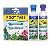 API Aquarium Plant Growth Bundle 237ml Leaf Zone 10 Root Tabs 237ml CO2 Booster