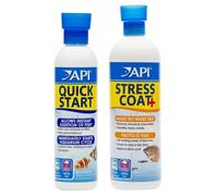 API Aquarium Water Treatment Bundle 473ml Stress Coat + 237ml Quick Start
