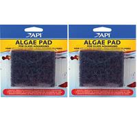 API HAND HELD ALGAE PAD For Glass Aquariums 1-Count Container (Pack of 2)