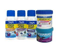 API Perfect Start Aquarium Kit 84N + Aquarian Tropical Fish Flakes 50g Bundle