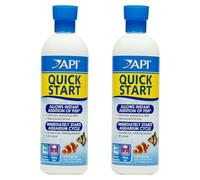 API QUICK START Freshwater and Saltwater Aquarium Nitrifying Bacteria Bottle,White, 473 ml (pack of 2)