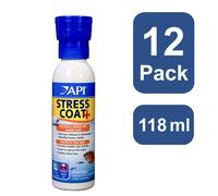 API Stress Coat Aquarium Water Conditioner 118ml (12-Pack) - Aquarium Water Cond