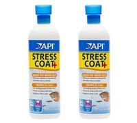 API Stress Coat Aquarium Water Conditioner, Fish, 473 ml Bottle (pack of 2)