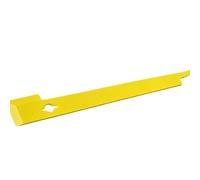 Apiary Lever Scraper with Curved Tail Hook | Stainless Steel Hand Tool for Lifting Frames, Separating Covers, Wax Buildup Control