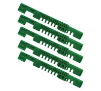 Apiary Maintenance Entrance Reducer 5 Piece Set 19 X 3 Cm Green Polymer, Entry Control Panel with Slotted Opening for Colony Access
