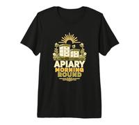 Apiary Morning Round Flower Farm Bouquet Premium T-Shirt