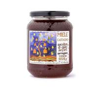 Apicoltura Castel Belfort - 100% Italian Chestnut Honey, Cold-Processed, Natural Artisan Honey, Ideal for Snacks, Cheeses and Desserts, 1 kg