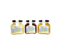 Apicoltura Castel Belfort - pack of 3x250 g Italian 100% Orange, Chestnut and Eucalyptus Honey, Cold-Processed, Artisan, Ideal for Snacks, Cheese and Desserts, 250 g