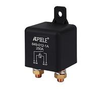 APIELE 12V DC 250A Relay 4 Pin SPST On/Off Split Charge Relay Switch 1NO Heavy Continuous Duty Relay 4 Terminal for Truck Boat Marine