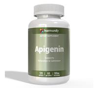 Apigenin 100 mg Capsules - Premium Apigenin Supplement, 120 Capsules, 60 Day Supply - High Purity Flavonoid Formula for Relaxation & Calm Support - Food Supplement