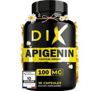 APIGENIN | 100% Natural | Chamomile Extract | Better Sleep | Relaxation | Vegetable Capsules | Well-Being | NAD+