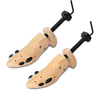 APIKA Two Way Shoe Stretcher Shoe Tree Natural Wood Set of 2 Unisex, Holzgelb, L