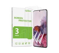 apiker [3 Pack] Screen Protector for Samsung Galaxy S20 [Upgraded Version] Soft TPU Samsung S20 Screen Protector [Not Peel off][Not Wet Applied] [Support Fingerprint Sensor][Full Coverage]