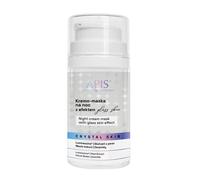 Apis Crystal Skin Night Cream-Mask with Glass Skin Effect, Hyaluronic Acid and Squalane, for Dry and Dull Skin, 50ml