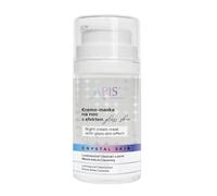 Apis Crystal Skin Night Cream-Mask with Glass Skin Effect, Hyaluronic Acid and Squalane, for Dry and Dull Skin, 50ml