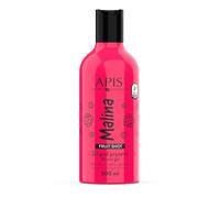 APIS Natural Cosmetics Malina Fruit Shot Shower Gel with Raspberry and Pomegranate Extract, Hyaluronic Acid, 500ml