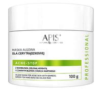 Apis Professional Acne Stop Algae Mask Bamboo Green Tea Dead Sea Black Mud 100g