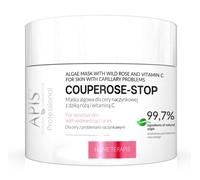 Apis Professional Couperose Stop Algae Face Mask with Wild Rose Vitamin C 100g