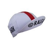 APIS Retro cycling team cap Vintage fixie TI Raleigh white and red