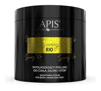 APIS Sunny Rio Smoothing Body Scrub, Hand and Foot Exfoliating Peeling with Jasmine, Coconut and Almond Extract, Natural Cosmetics, 700g