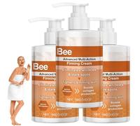Apisderm Bee Firming Cream, Collagen in 28 Days, Moisturising Firming & Wrinkle-Reducing Cream, For Face, Body, Legs, Restore Skin Elasticity For All Skin Types (3Pcs)