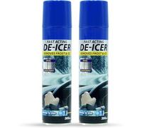 APISHED De Icer Spray 2 x 300ml - Fast-Acting Car Windscreen & Window Defroster | Quick Ice Remover for Frost, Snow & Ice | Winter Vehicle Care
