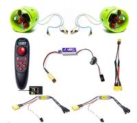 ApisQueen 12V-16V Underwater Thruster U1 Set with ESC and RC 7lb Thrust Brushless Underwater Motor Undersea Thruster for ROV Boat