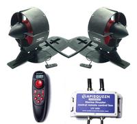 ApisQueen 12V 300KV Underwater Thruster U92 Set,with Remote Control and ESC,18Kg(40LB) Thrust Brushless Motor,Trolling Motor,for Kayaks/Inflatable Boats/Paddle Boards