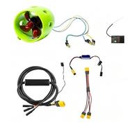 ApisQueen U1 12-16V Brushless Underwater Thruster Kit 1.7kg Forward Thrust Waterproof ESC Remote UBEC For Freshwater ROV Boat(U1 with ESC Full Set)
