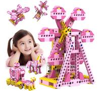 Apitor 298PCS STEM Toys for Girls, 8-in-1 Electric Motor Robotic Science Kits, STEM Kits for Kids Age 8-10, Educational Craft Building Toys, Birthday Gifts for Girls 6 7 8 9 10 11 12 Year Old