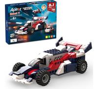 Apitor Robot T - STEM Kits for kids ages 6-12, 136 PCS Technic Building Toys, 8-in-1 Electric Motorized Building Kit, Build Race Car, Airplane, Robot, Creative Educational Engineering Construction Set