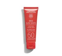 Apivita Bee Sun Safe Hydra Fresh Face Gel Cream SPF 50 50ml - A Non Greasy Moisturizing Sun Cream with Propolis, Marine Algae & Hyaluronic Acid - UV Protection, IR & Blue Light Protection
