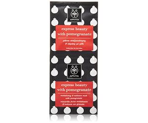 Apivita Express Beauty Revitalizing & Radiance Mask with Pomegranate 2x8ml