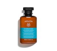 Apivita Hydration Shampoo 250ml - Natural Hydrating Shampoo with Hyaluronic Acid, Aloe, and Honey - Provides Deep Hair Hydration, Controls Frizz, Prevents Hair Breakage and Split Ends