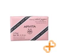 APIVITA Natural Soap With Rose & Black Pepper 125g