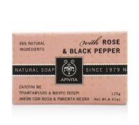 APIVITA Natural Soap With Rose & Black Pepper 125g
