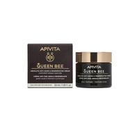 Apivita Queen Bee - Absolute Anti-Aging & Regenerating Rich Cream 50ml - Face Moisturizer with Controlled-Release Royal Jelly, Propolis, Honey - Wrinkles, Firmness, Lifted Facial Contour, Dark Spots