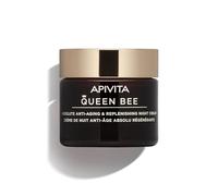 Apivita Queen Bee Absolute Anti-Aging & Replenishing Night Cream 50ml - Face Moisturizer with Controlled-Release Royal Jelly, Propolis, Honey - Wrinkles, Firmness, Lifted Facial Contour, Brightness